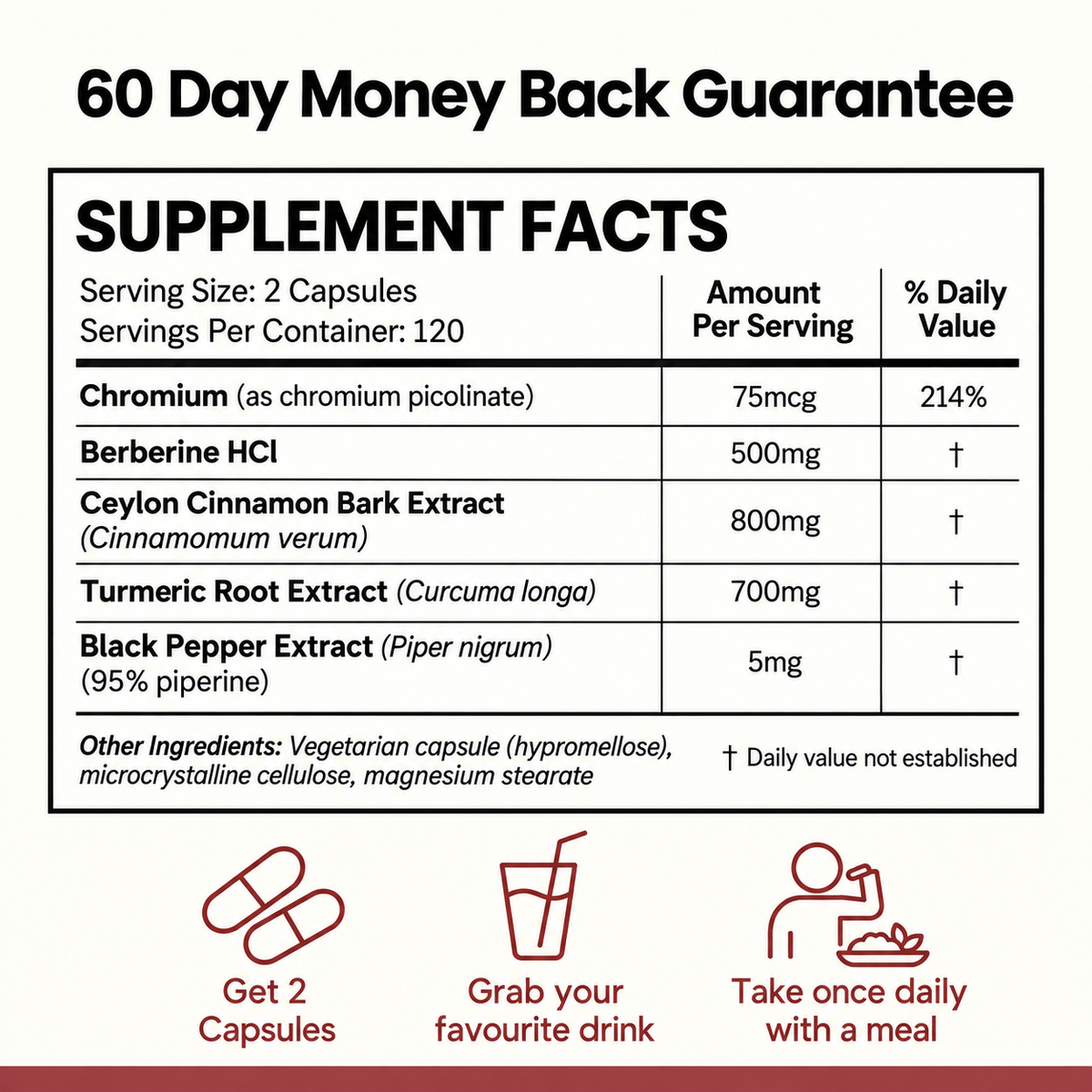 Berberine Metabolic Support Complex (500mg)