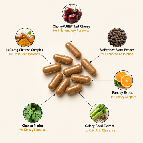 Uric acid gout support