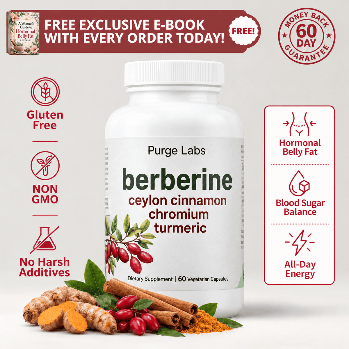 Berberine Metabolic Support Complex (500mg)