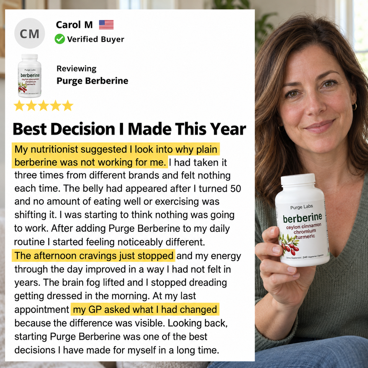 Berberine Metabolic Support Complex (500mg)